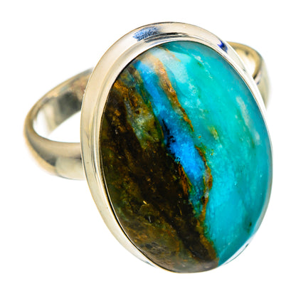 Peruvian Opal Rings handcrafted by Ana Silver Co - RING96885
