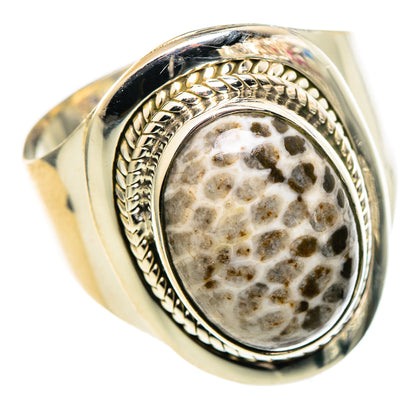 Stingray Coral Rings handcrafted by Ana Silver Co - RING96914