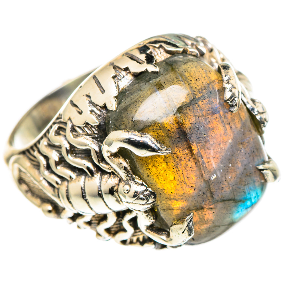 Labradorite Rings handcrafted by Ana Silver Co - RING96926