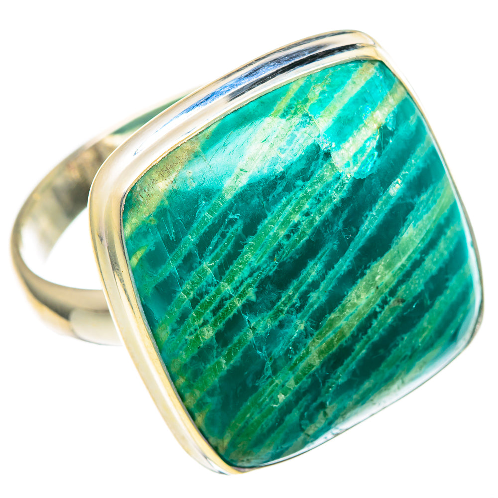 Amazonite Rings handcrafted by Ana Silver Co - RING96930 - Photo 2