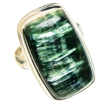 Seraphinite Rings handcrafted by Ana Silver Co - RING96934