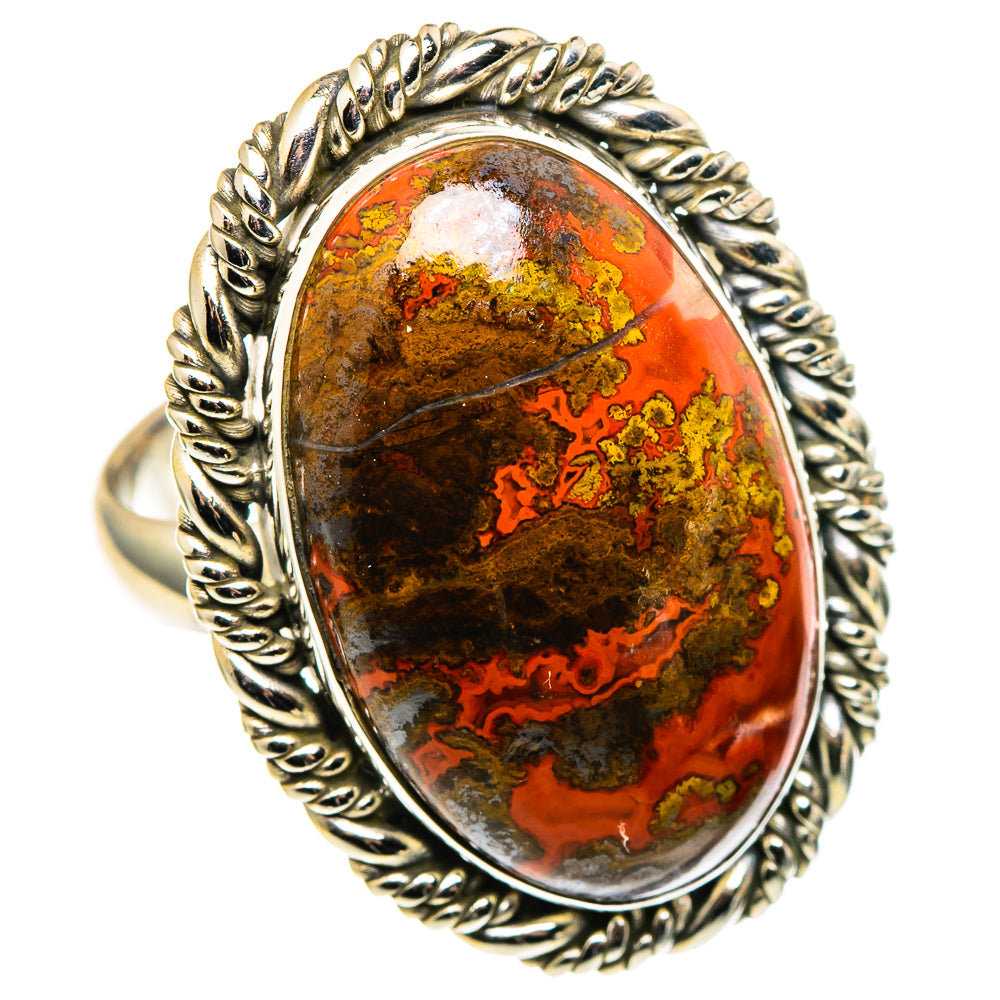 Moroccan Agate Rings handcrafted by Ana Silver Co - RING96940