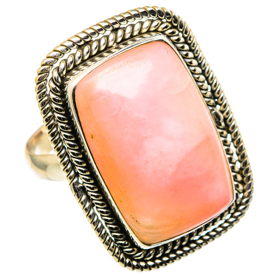 Pink Opal Rings handcrafted by Ana Silver Co - RING96946