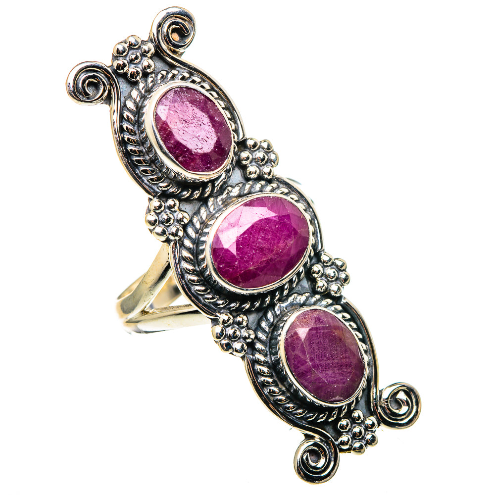 Ruby Rings handcrafted by Ana Silver Co - RING96947