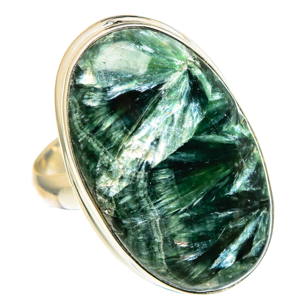 Seraphinite Rings handcrafted by Ana Silver Co - RING96971