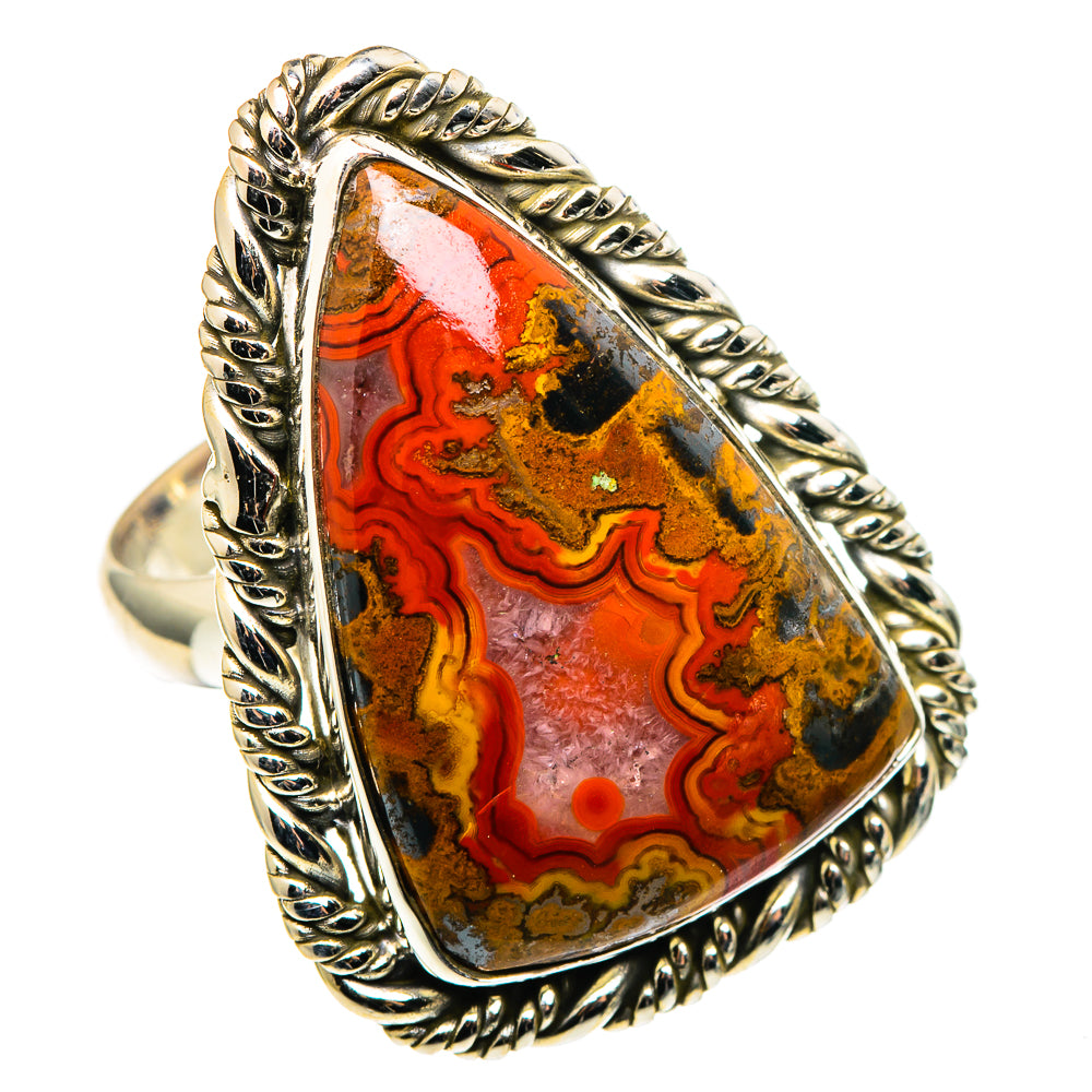 Moroccan Agate Rings handcrafted by Ana Silver Co - RING96976