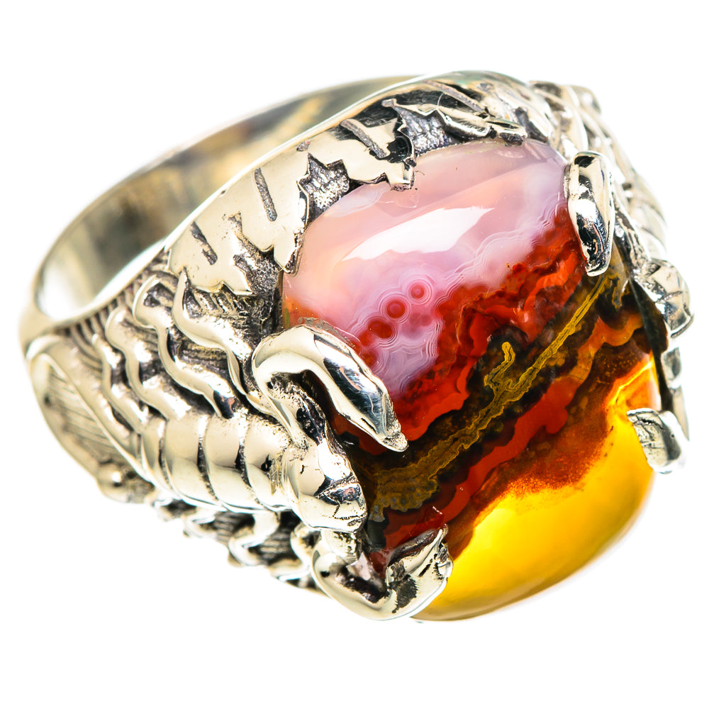 Moroccan Agate Rings handcrafted by Ana Silver Co - RING96977