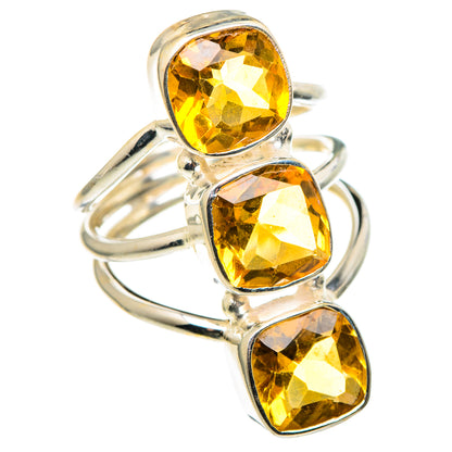 Citrine Rings handcrafted by Ana Silver Co - RING96980