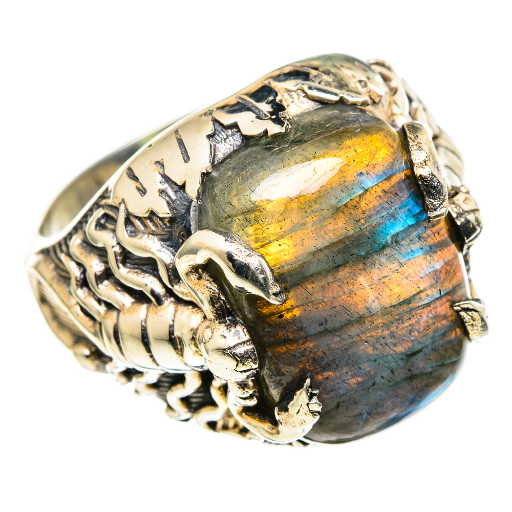 Labradorite Rings handcrafted by Ana Silver Co - RING96998