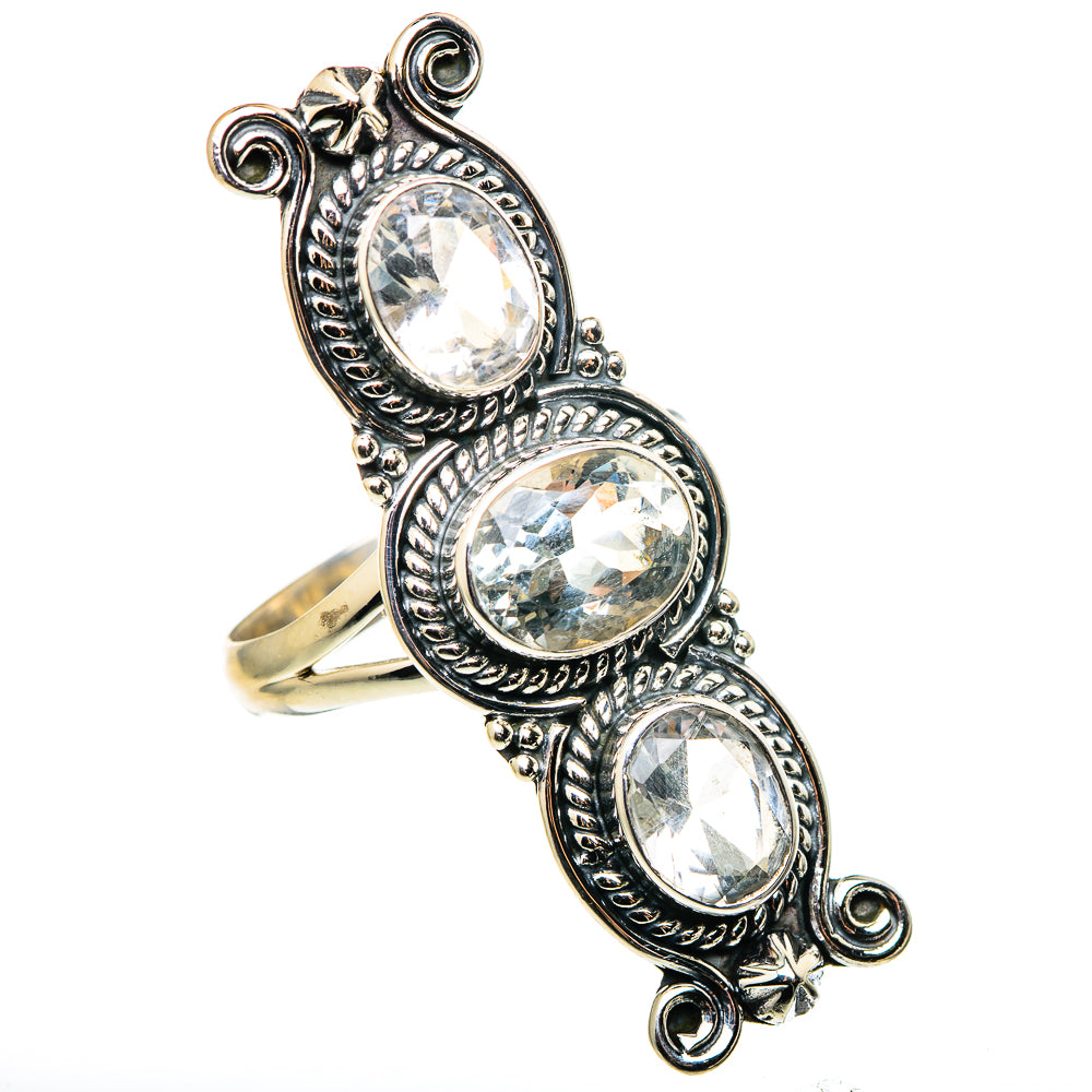 Green Amethyst Rings handcrafted by Ana Silver Co - RING97003 - Photo 2