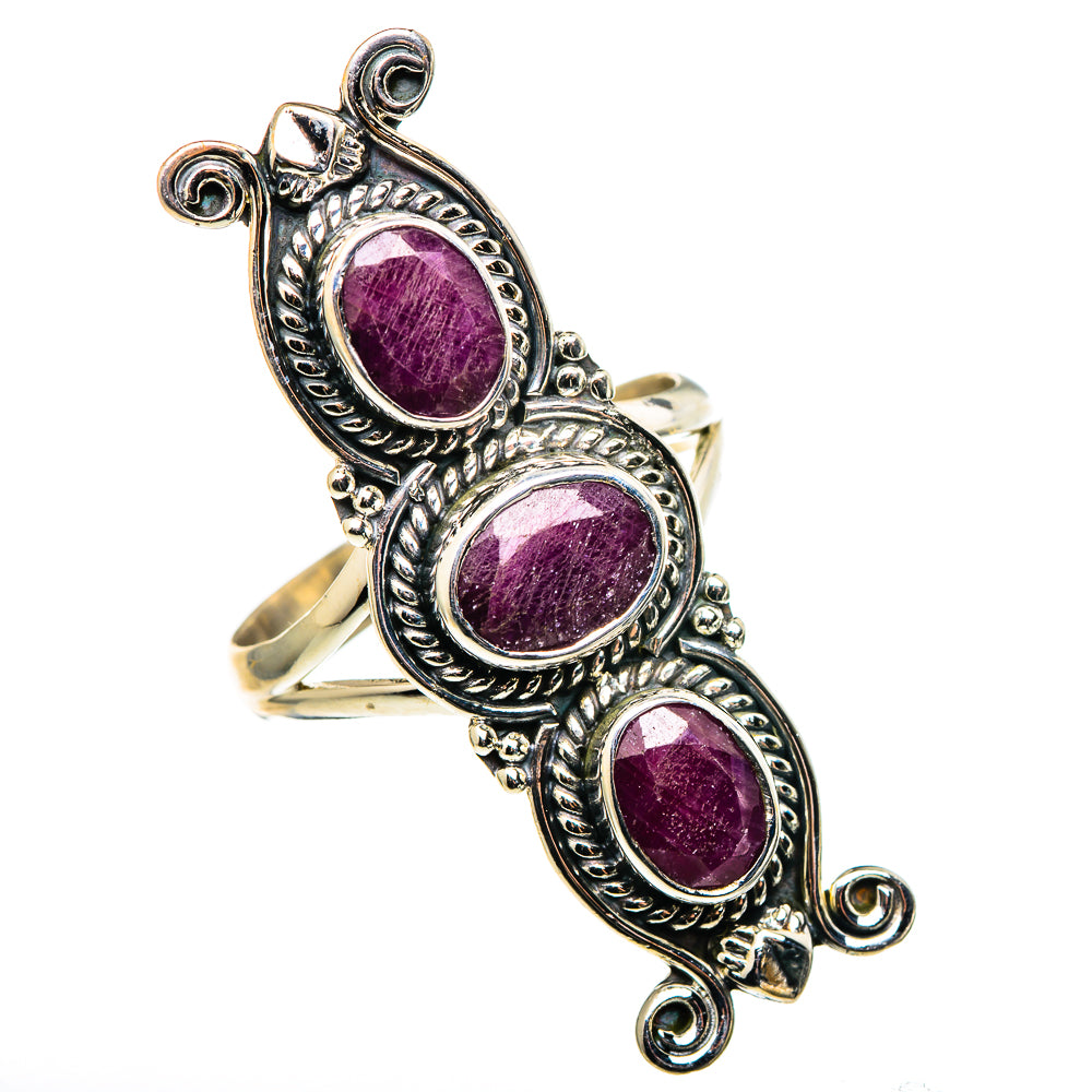 Ruby Rings handcrafted by Ana Silver Co - RING97011