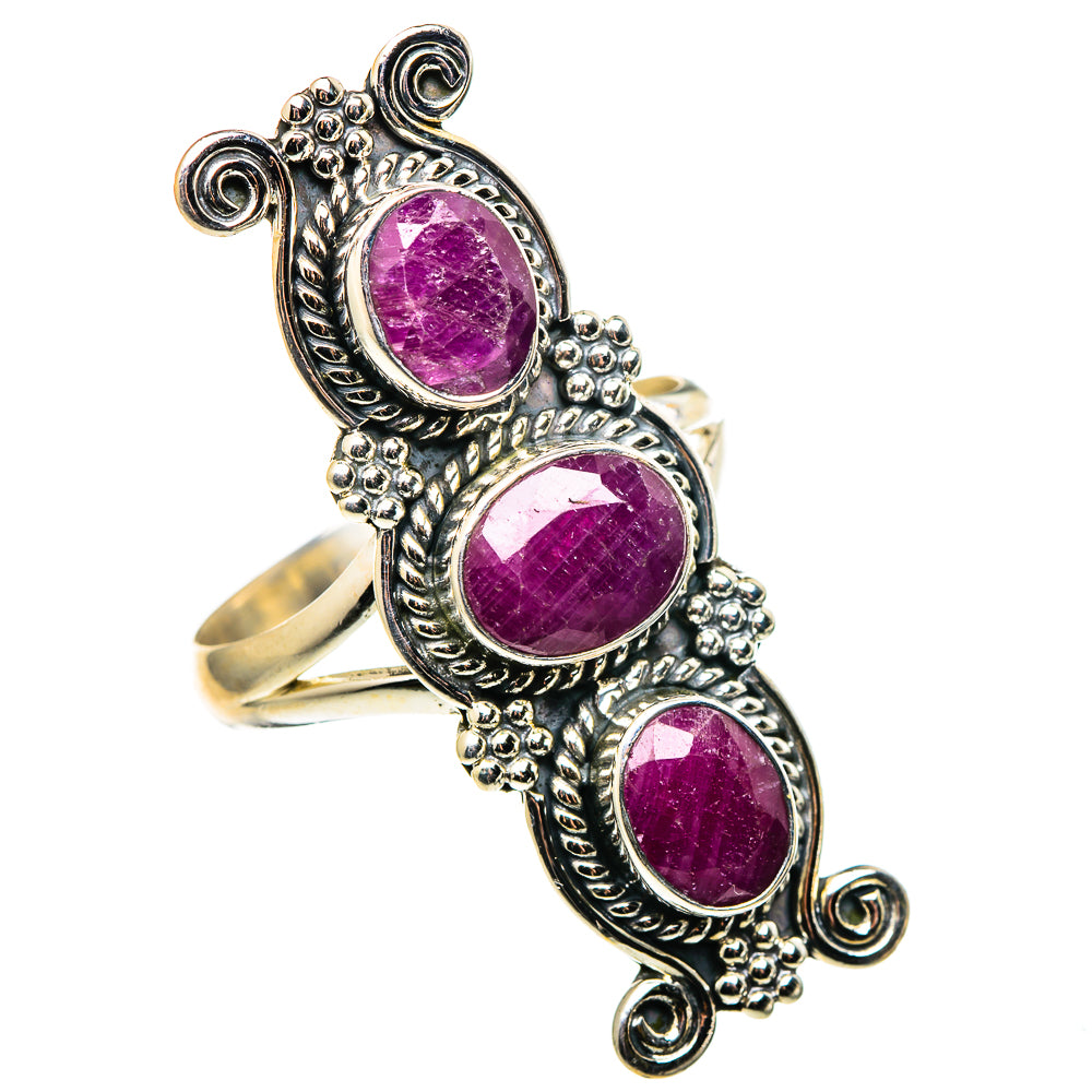 Ruby Rings handcrafted by Ana Silver Co - RING97012