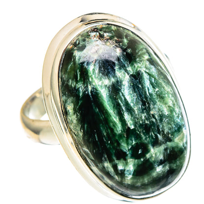 Seraphinite Rings handcrafted by Ana Silver Co - RING97024