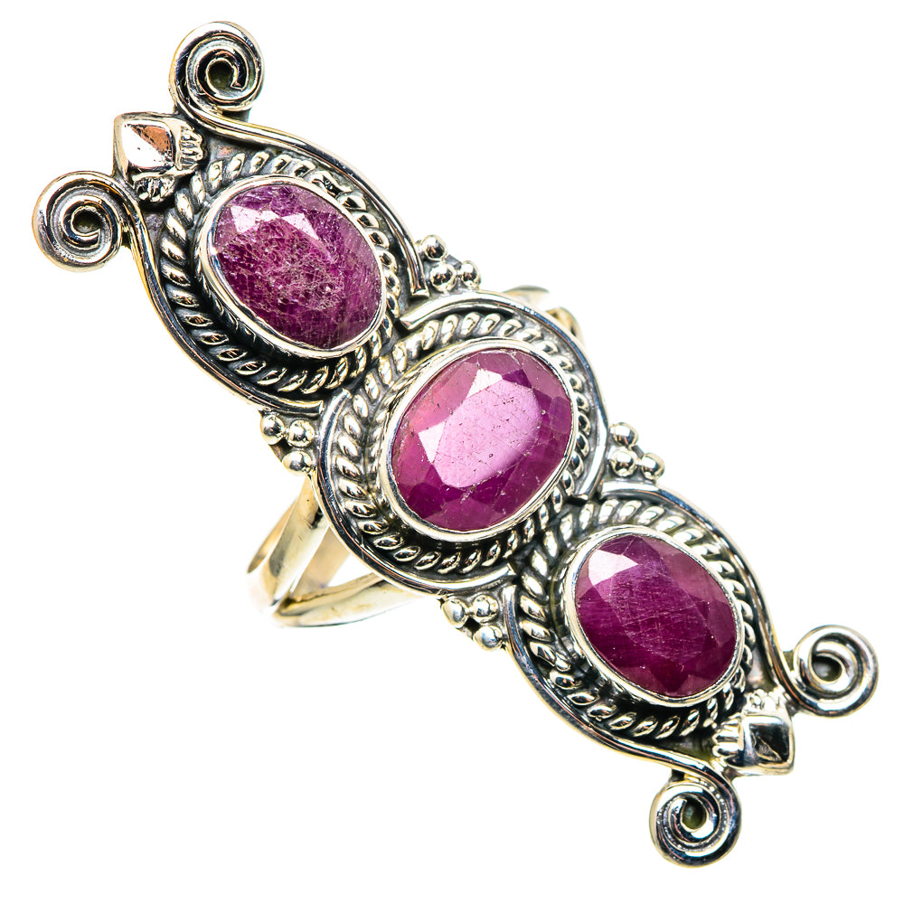 Ruby Rings handcrafted by Ana Silver Co - RING97030