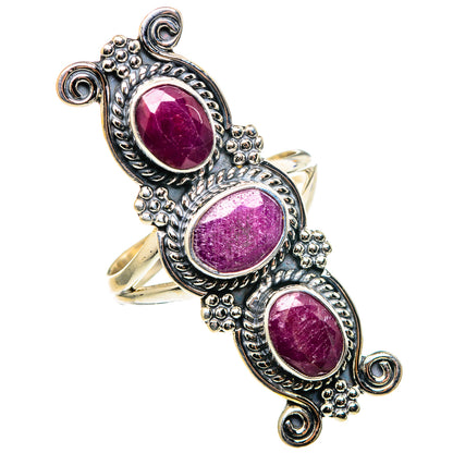 Ruby Rings handcrafted by Ana Silver Co - RING97031 - Photo 2