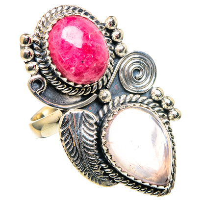 Rose Quartz Rings handcrafted by Ana Silver Co - RING97033