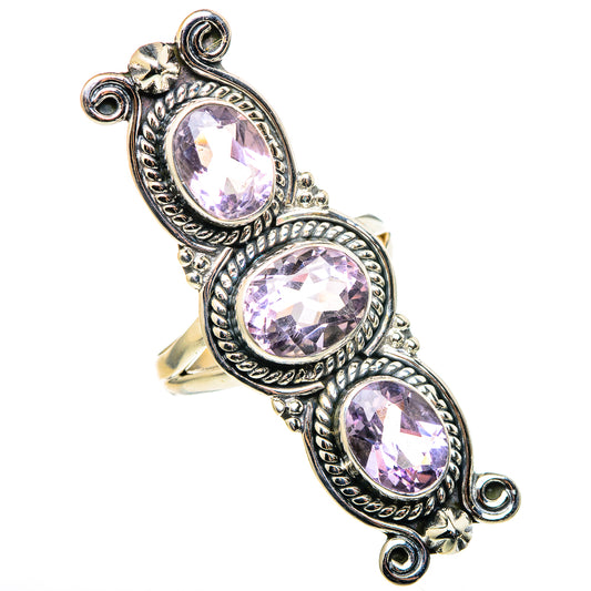 Kunzite Rings handcrafted by Ana Silver Co - RING97035