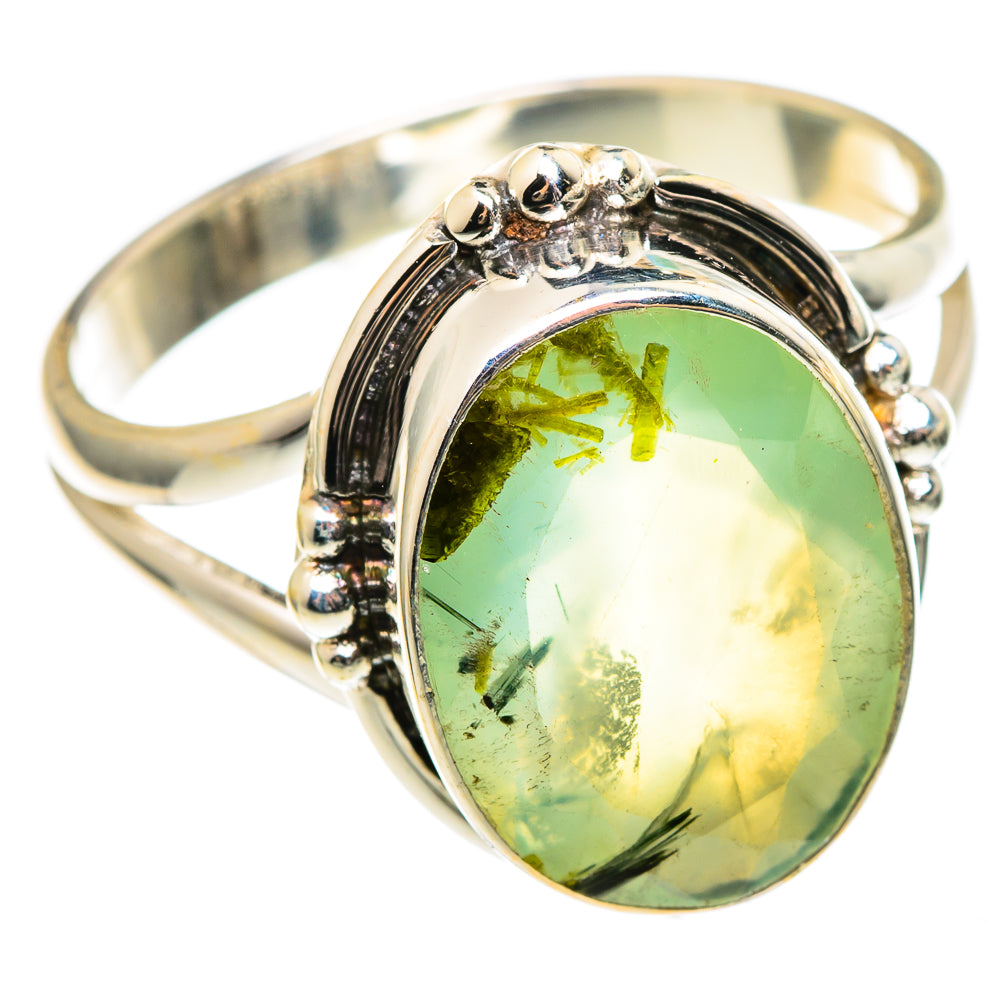 Prehnite Rings handcrafted by Ana Silver Co - RING97161