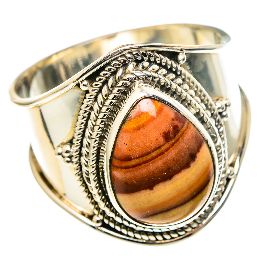 Mookaite Rings handcrafted by Ana Silver Co - RING97164