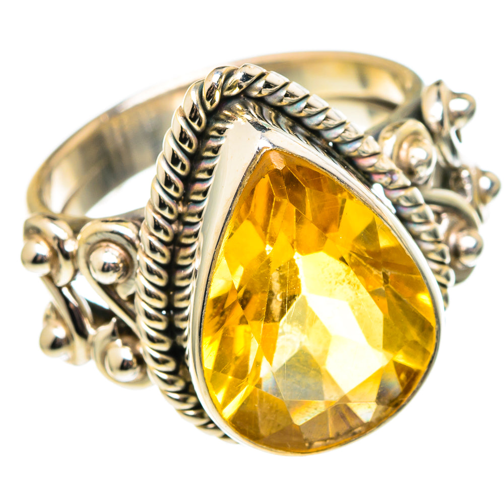 Citrine Rings handcrafted by Ana Silver Co - RING97165