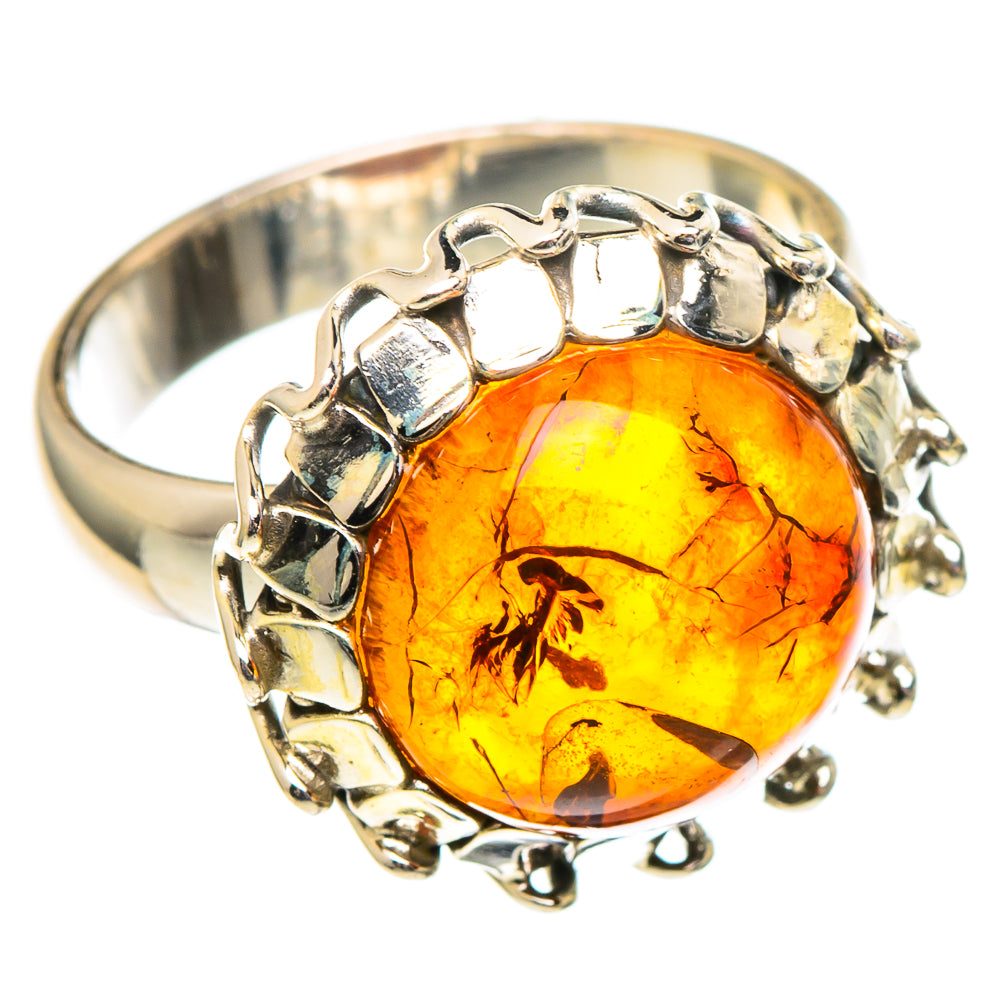Baltic Amber Rings handcrafted by Ana Silver Co - RING97167