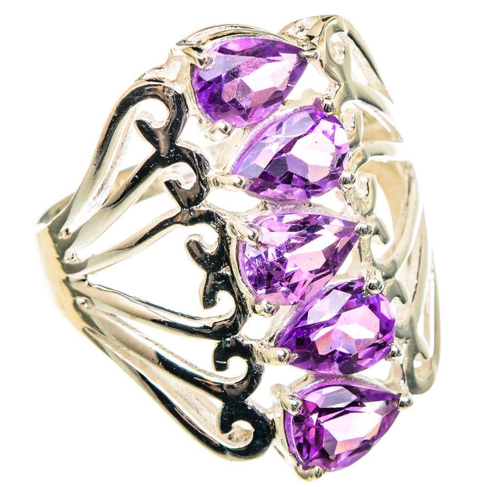 Amethyst Rings handcrafted by Ana Silver Co - RING97173