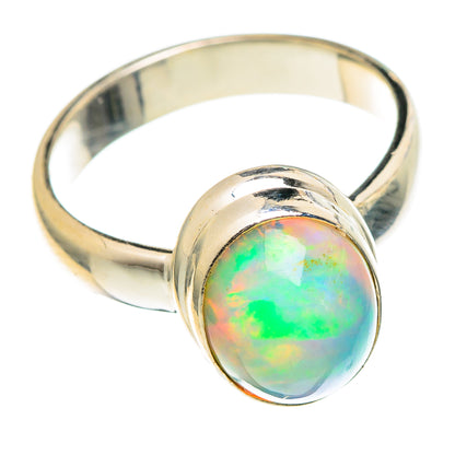 Ethiopian Opal Rings handcrafted by Ana Silver Co - RING97184