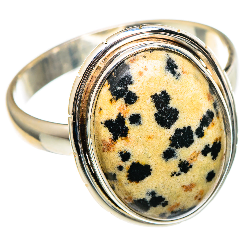 Dalmatian Jasper Rings handcrafted by Ana Silver Co - RING97194