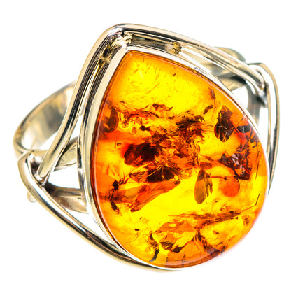 Baltic Amber Rings handcrafted by Ana Silver Co - RING97199