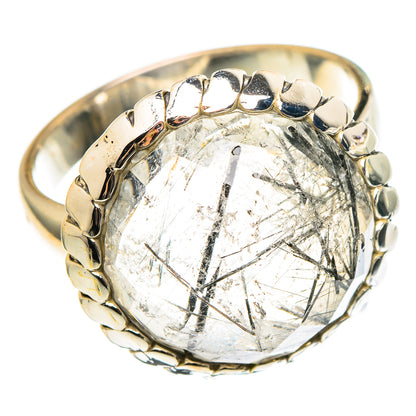Tourmalinated Quartz Rings handcrafted by Ana Silver Co - RING97208