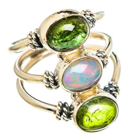 Ethiopian Opal Rings handcrafted by Ana Silver Co - RING97214