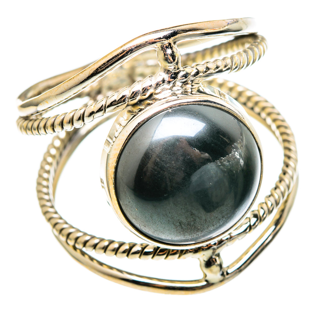 Hematite Rings handcrafted by Ana Silver Co - RING97216