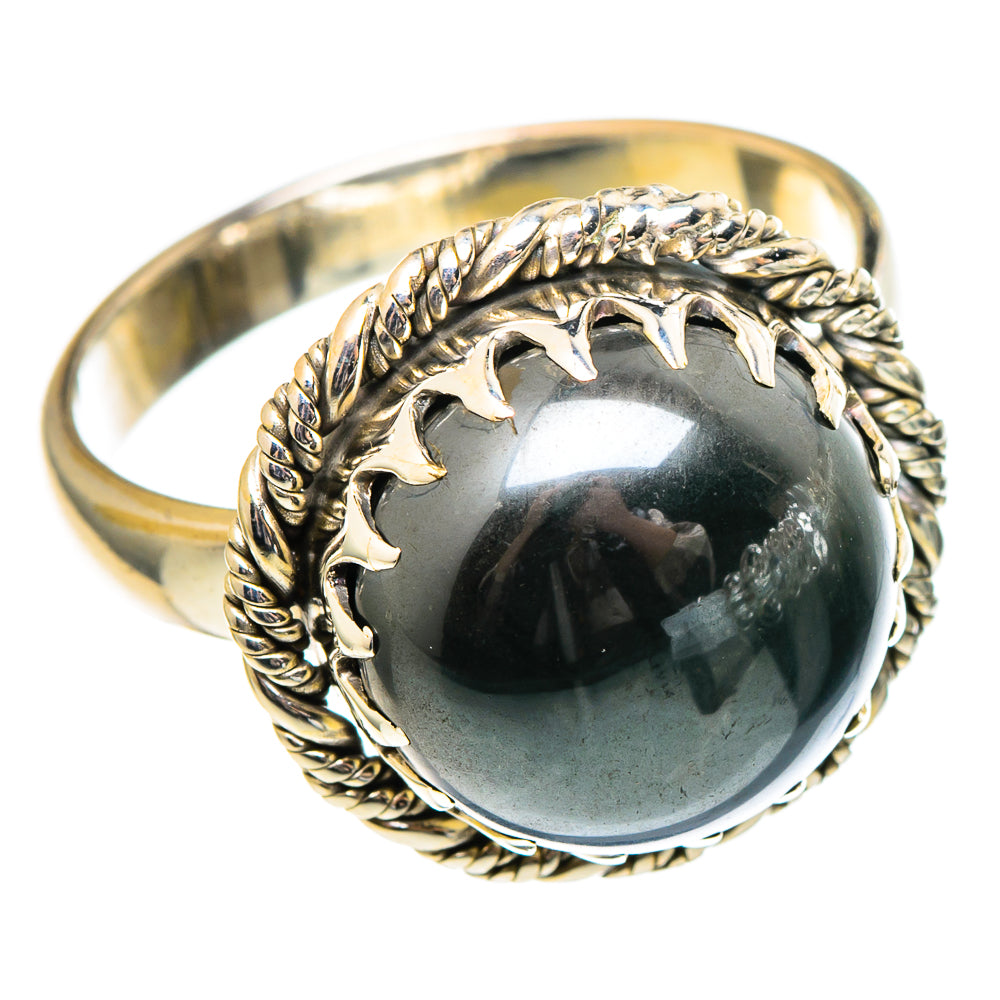 Hematite Rings handcrafted by Ana Silver Co - RING97217