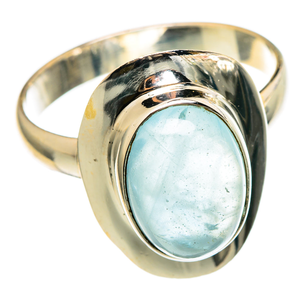 Aquamarine Rings handcrafted by Ana Silver Co - RING97218