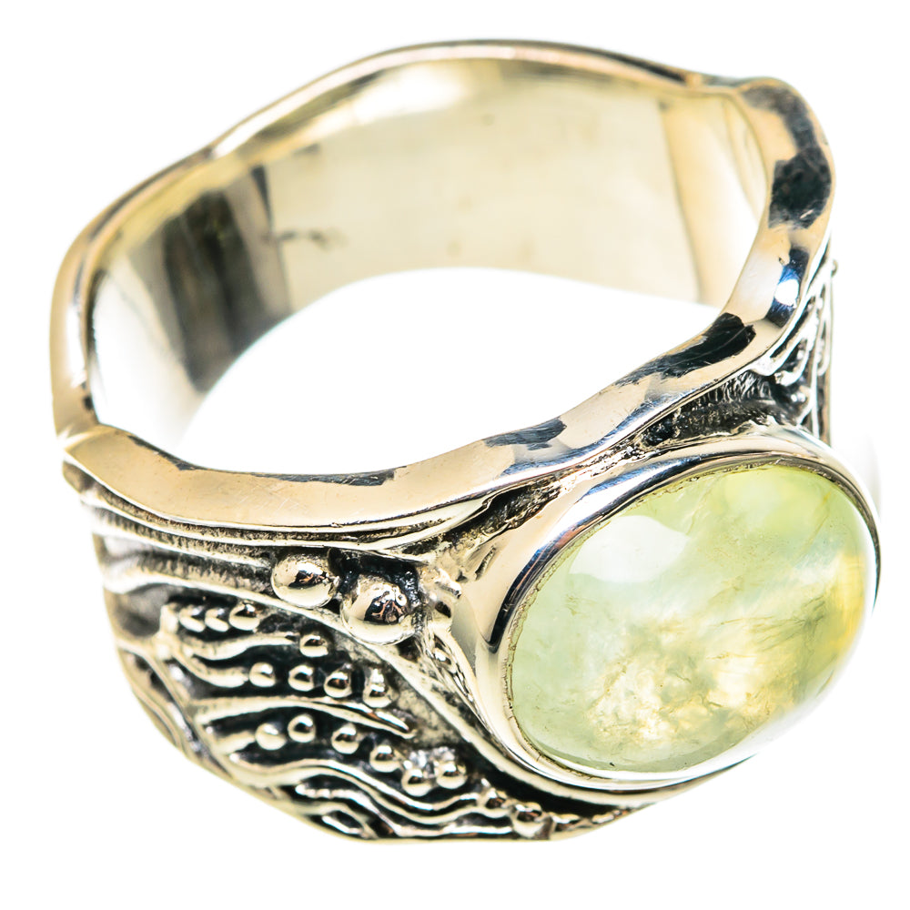 Prehnite Rings handcrafted by Ana Silver Co - RING97225