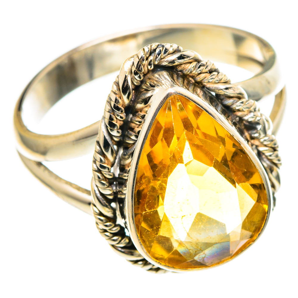 Citrine Rings handcrafted by Ana Silver Co - RING97229