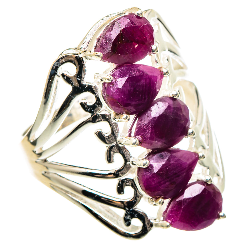 Ruby Rings handcrafted by Ana Silver Co - RING97232