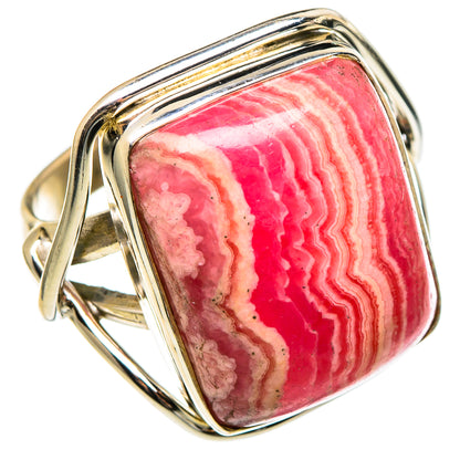Rhodochrosite Rings handcrafted by Ana Silver Co - RING97233
