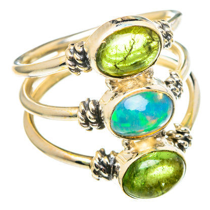 Ethiopian Opal Rings handcrafted by Ana Silver Co - RING97246