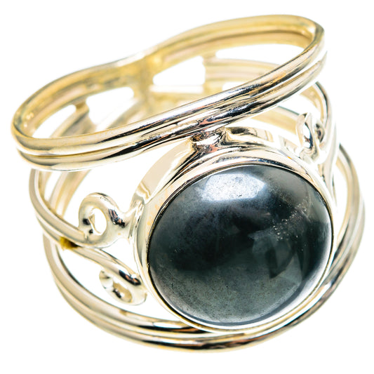 Hematite Rings handcrafted by Ana Silver Co - RING97248