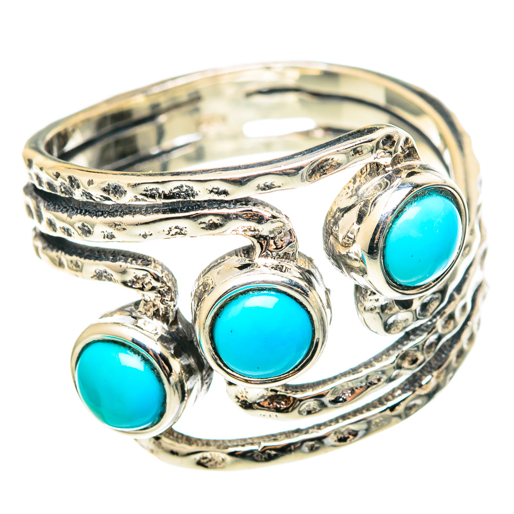 Larimar Rings handcrafted by Ana Silver Co - RING97250