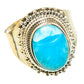 Larimar Rings handcrafted by Ana Silver Co - RING97253