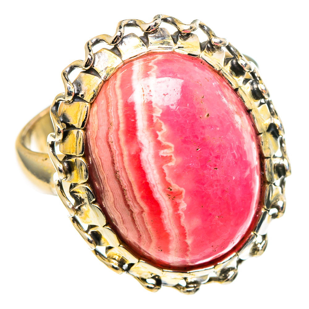 Rhodochrosite Rings handcrafted by Ana Silver Co - RING97261