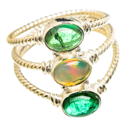 Ethiopian Opal Rings handcrafted by Ana Silver Co - RING97276