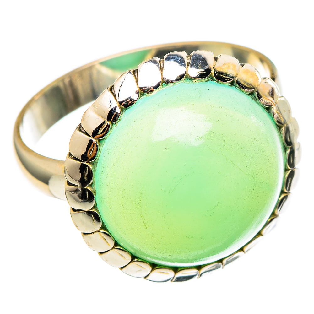 Aqua Chalcedony Rings handcrafted by Ana Silver Co - RING97278