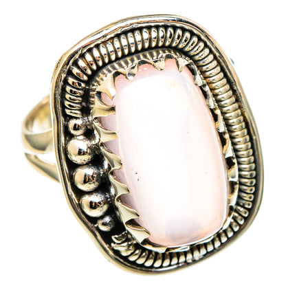 Rose Quartz Rings handcrafted by Ana Silver Co - RING97292