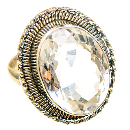 White Quartz Rings handcrafted by Ana Silver Co - RING97302
