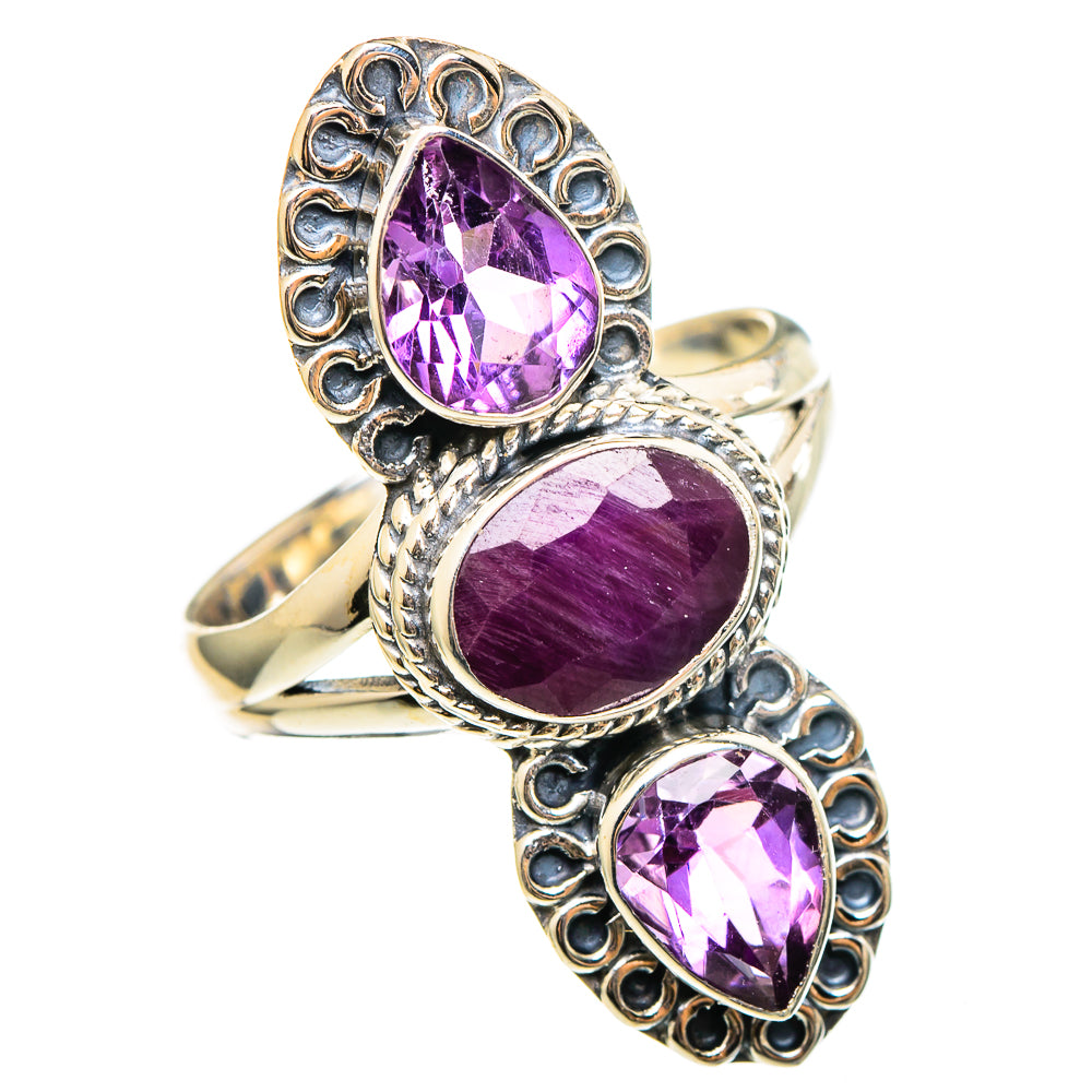 Ruby Rings handcrafted by Ana Silver Co - RING97305