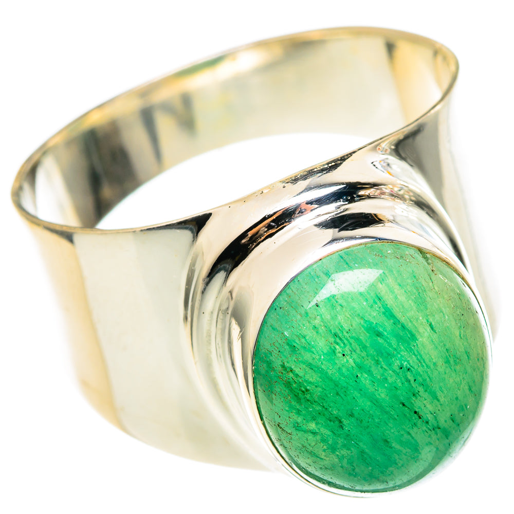 Green Aventurine Rings handcrafted by Ana Silver Co - RING97315