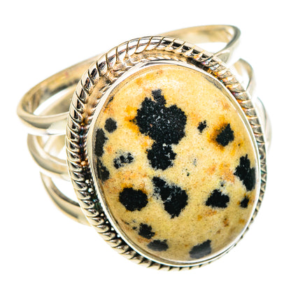 Dalmatian Jasper Rings handcrafted by Ana Silver Co - RING97316